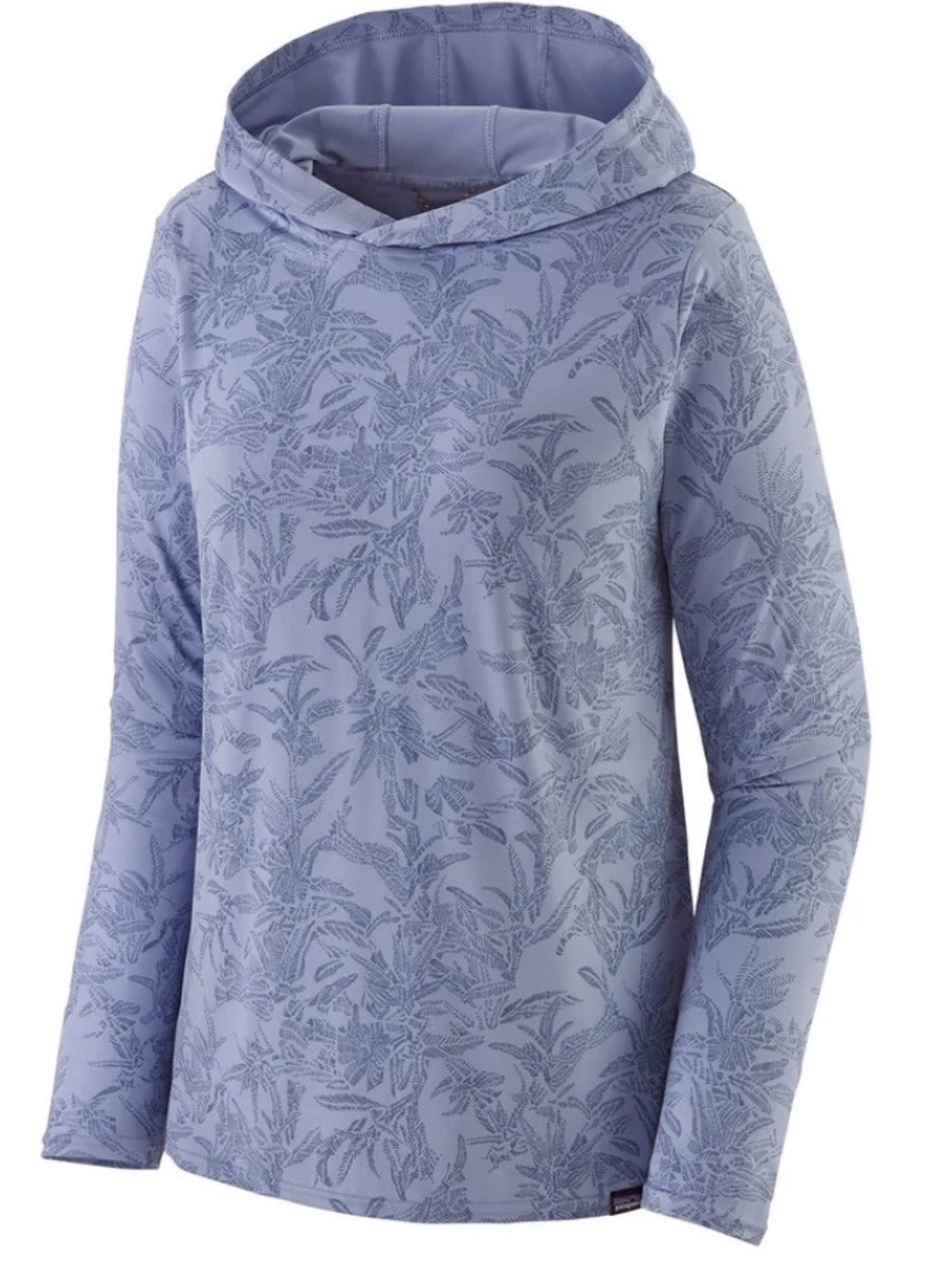 Patagonia Capilene Cool Daily Floral Hooded Long-Sleeve t shirt Women’s XL tee